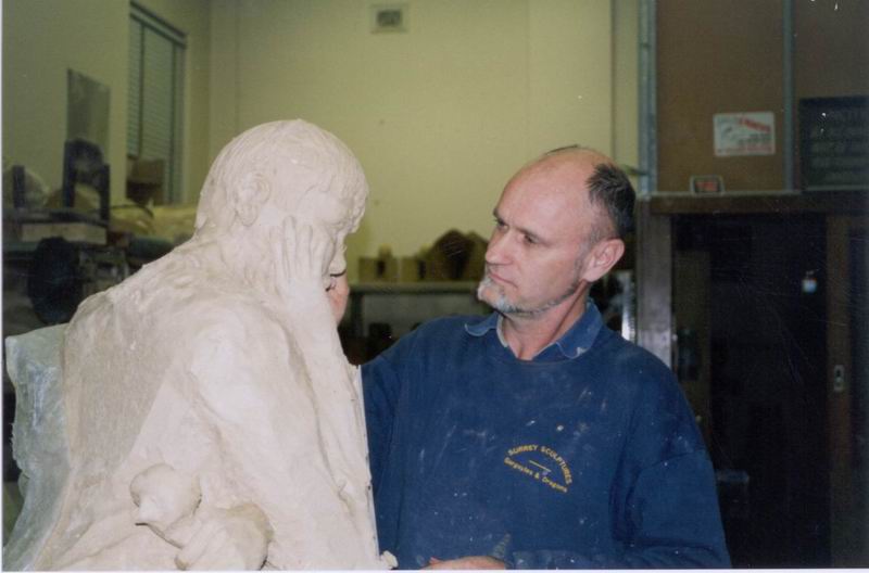 Graeme Foote and the four other sculptors who work with him at Surrey 